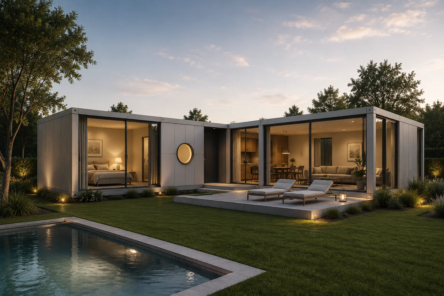 Render de vivienda unifamiliar MOAD PRO